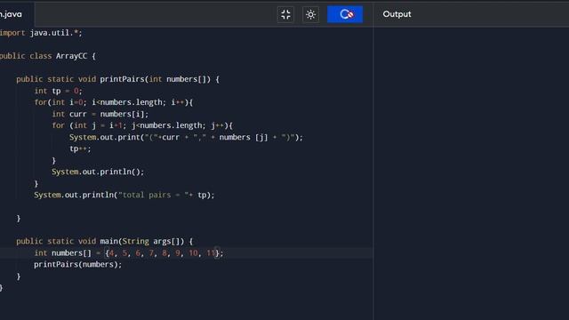 Java program to find number of possible Pairs in Array #java #javaforbeginners #javaprogramming смотреть онлайн