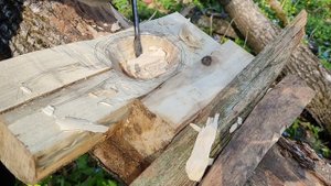 КУКСА в лесу СВОИМИ РУКАМИ!