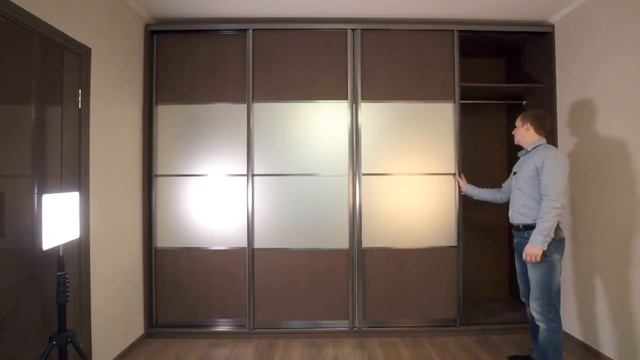 Функциональный и недорогой шкаф-купе в однокомнатную квартиру дом П-44 смотреть онлайн