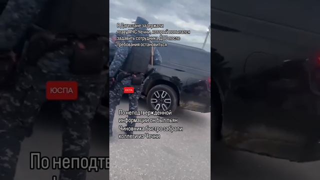 В Дагестане задержали главу МЧС Чечни за попытку сбить сотрудника ДПС