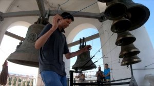 Колокольные звоны в Спасском кафедральном соборе Пензы