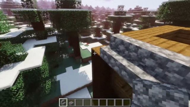 MINECRAFT: КАК ПОСТРОИТЬ 2-Х ЭТАЖНЫЙ ЕЛОВЫЙ ДОМИК | Tutorial