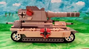 Мощь немецкого монстра. Мультики про танки из лего.