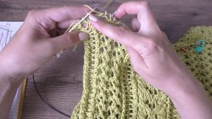 Ажурный летний джемпер из хлопка в романтическом стиле. Мастер-класс. 1часть.  Обзор модели. Спинка