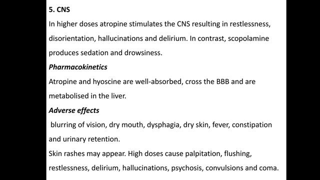 Anticholinergic drugs смотреть онлайн