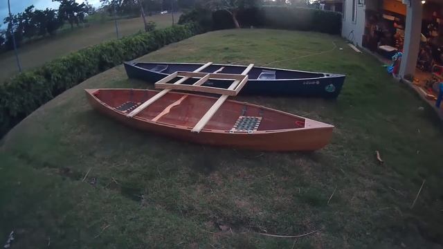 Canoe Project snorkeling platform/ Cinderella plywood canoe смотреть онлайн