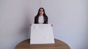 Обзор стеновой 3D панели "Dune" из пенополиуретана от бренда "Relieffo"