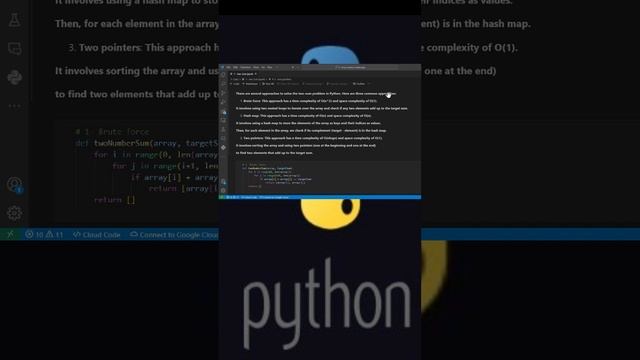 LeetCode Two Sum Challenge solutions  in Python.