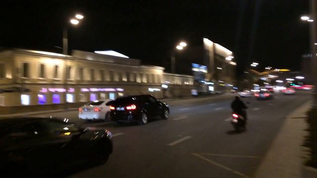 Москва. Вечер. Садовое кольцо. Moscow. Evening. Garden Ring road.