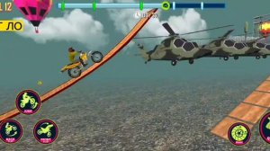 Мотогонки с препятствиями, часть 4. Bike Stunt Tricks Master