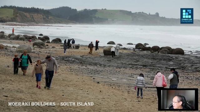 Dunedin, Moeraki Boulders, Tunnel Beach & Taieri Gorge Rail journey are not-to-miss destinations. смотреть онлайн