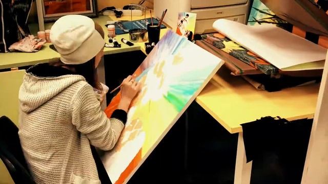 Рисунок по фотографии акриловыми красками смотреть онлайн