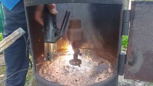 Как сделать печку из газового баллона на пропане Чудо печка на газу