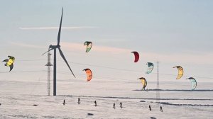Сноукайтинг в тундре. 5 смена Белоснежной тундры 2022