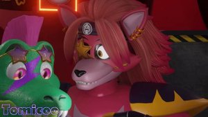 Fnaf Security Breach "Little present for Glamboy band"