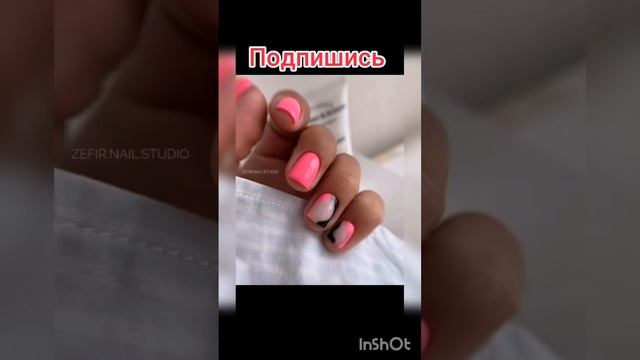 красивые яркие идеи на короткие ногти #shorts#nails#nailart