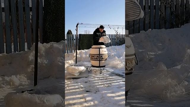 распаковка тандыра и первый обжиг смотреть онлайн