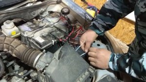 Ставим и тестируем щетки с подогревом на Датсун.