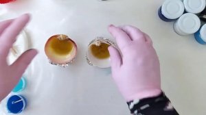 Море из эпоксидной смолы в ракушках