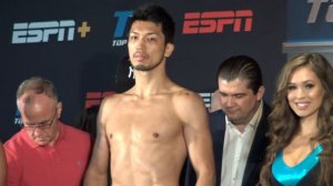 Official Weigh-in: Ryota Murata 159.2 vs. Rob Brant 158.4