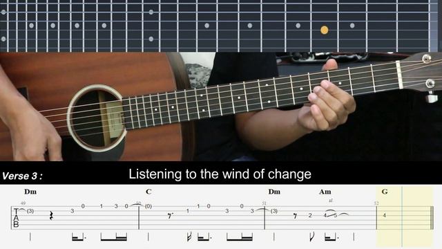 Wind Of Change - Scorpions | EASY Guitar Lessons TAB - Guitar Tutorial