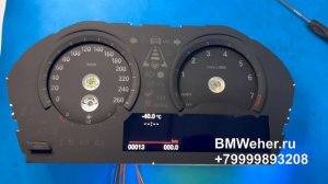 Обнуление и установка приборной панели BMW F20 6WA black / Virgin BMW 6WA black panel F22