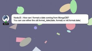 NodeJS : How can I format a date coming from MongoDB?