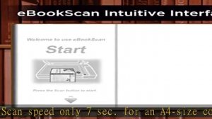 Plustek Book Scanner OpticBook 3800L eBookScan - Intuitive Software Bundle, High Scan Speed, Auto C