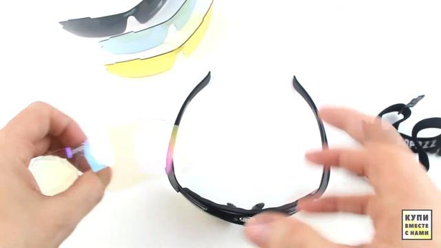 Обзор велоочков Copozz с алиэкспресс \ Cycling Glasses from aliexpress смотреть онлайн