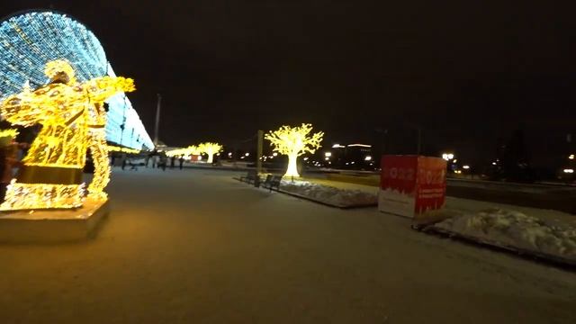 НОВОГОДНЯЯ МОСКВА. САНКТ-ПЕТЕРБУРГ В МОСКВЕ. ПРОГУЛКА ПО ГОРОДУ. ЯНВАРЬ 2022.