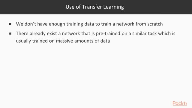 Hands-On Deep Learning with TensorFlow 2.0:  Introduction to Transfer Learning | packtpub.com
