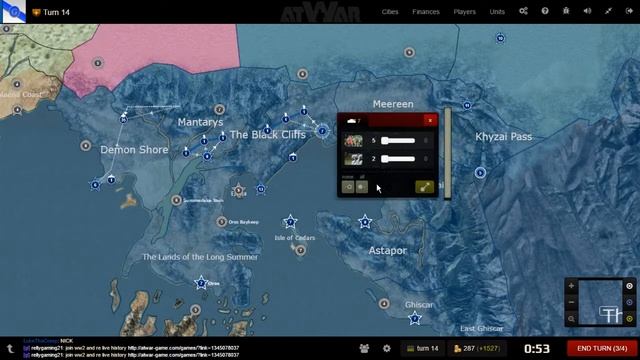 AtWar (War Strategy Game) #3 - Game of Thrones смотреть онлайн