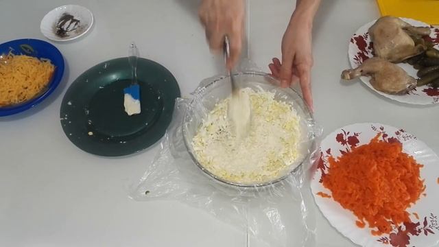 Слоеный салат Грибная Поляна. Любимый салат с детства