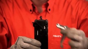Установка анкерных упоров HVB (Монтажный пистолет Hilti DX 76)