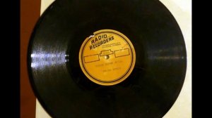 Radio Recorders Acetate 78  Gloom Bones Polka