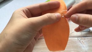 Французский узелок / Декоративный шов/ Шьем из фетра / French knot