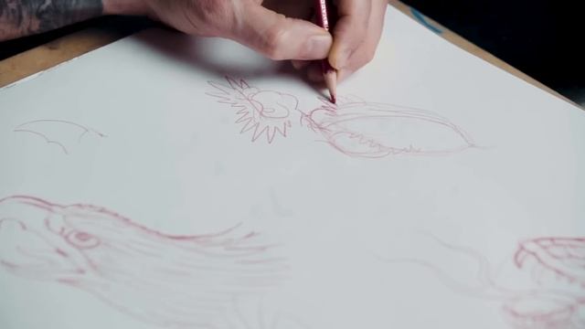 Chris Garver's Animal Heads Tutorial | Tattoodo | Art Class смотреть онлайн