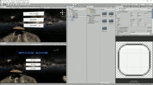 Создание макета меню в Unity3d
