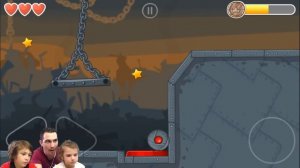 ? КРАСНЫЙ ШАРИК VS БОСС ТЕРМИНАТОР ? Видео для детей Прохождение RED BALL 4  Кикидо плей