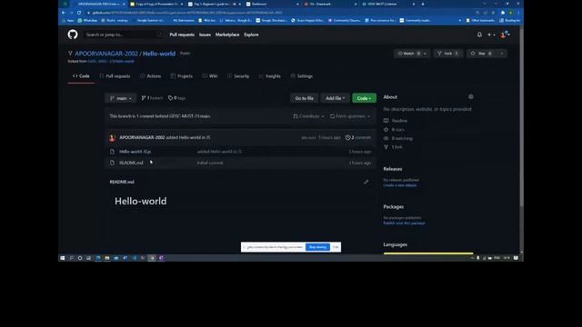 A beginner's guide to Git & GitHub смотреть онлайн