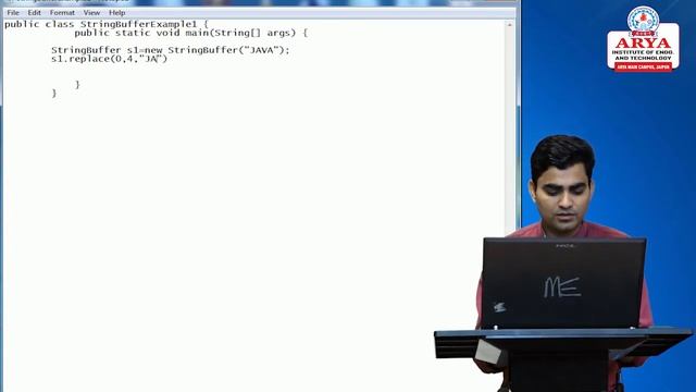 AIET | Java | Lecture-08 | String Buffer and String Builder Classes in Java