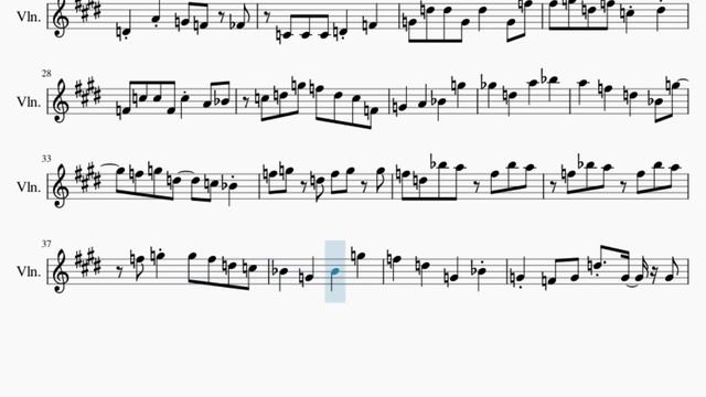 Violin Sheet Music: How to play Monster 怪物 BEASTARS by YOASOBI