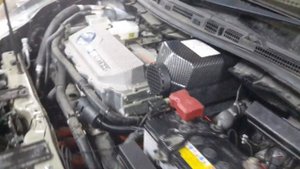 Установил дизельный фен на Nissan Leaf ze0
