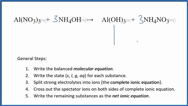How to Balance Al(NO3)3 + NH4OH = Al(OH)3 + NH4NO3 смотреть онлайн