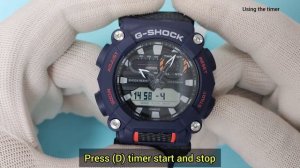 Casio G-Shock GA-900 full setting instructions