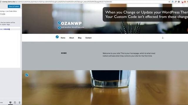 Live CSS JS Code Editor WordPress Plugin Preview