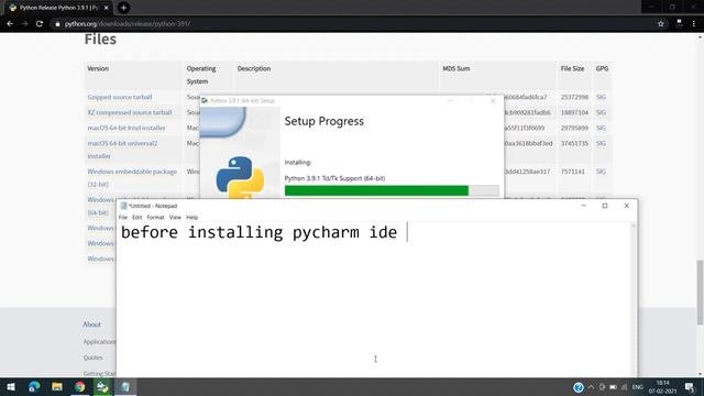 python 3.9 quick installation in tamil