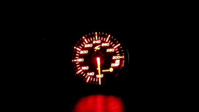 STRI DSD-SLM II 52mm Red LED oil temp gauge смотреть онлайн