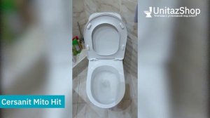 Тест смыва унитаза Cersanit Mito Hit от UnitazShop