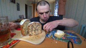 МУКБАНГ АСМР ПАСХАЛЬНЫЕ КУЛИЧИ / ПИРОЖНЫЕ : ЭКЛЕР, МУРАВЕЙНИК / и ЧАЙ / EATING ASMR Mukbang #469